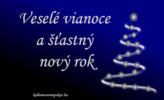 boldog karácsonyt szlovákul, Veselé vianoce a šťastný nový rok