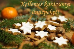 kellemes karácsonyi ünnepeket mézeskalács