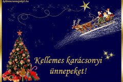 kellemes karácsonyi ünnepeket fenyő mikulás