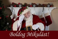 boldog mikulást fotó
