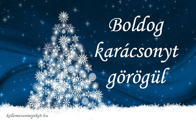 boldog karácsonyt görögül