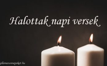 halottak napi versek