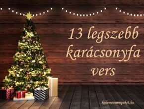 13 legszebb karácsonyfa vers