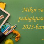 Mikor van pedagógusnap 2023-ban?