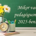 Mikor van pedagógusnap 2025-ben?